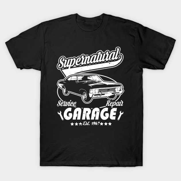 Supernatural Garage T-Shirt by absolemstudio